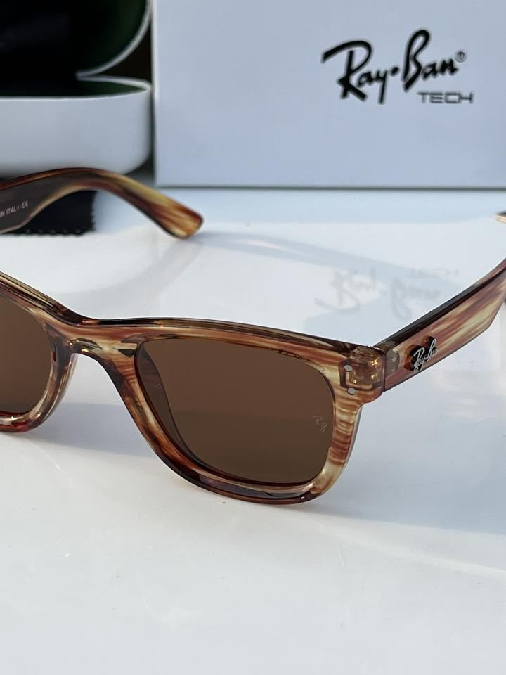 RayBan 0502 Tiger Brown Reverse Model
