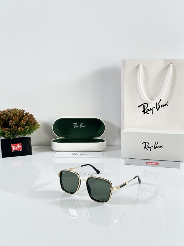 Raybann 3602 Gold Green Sunglasses