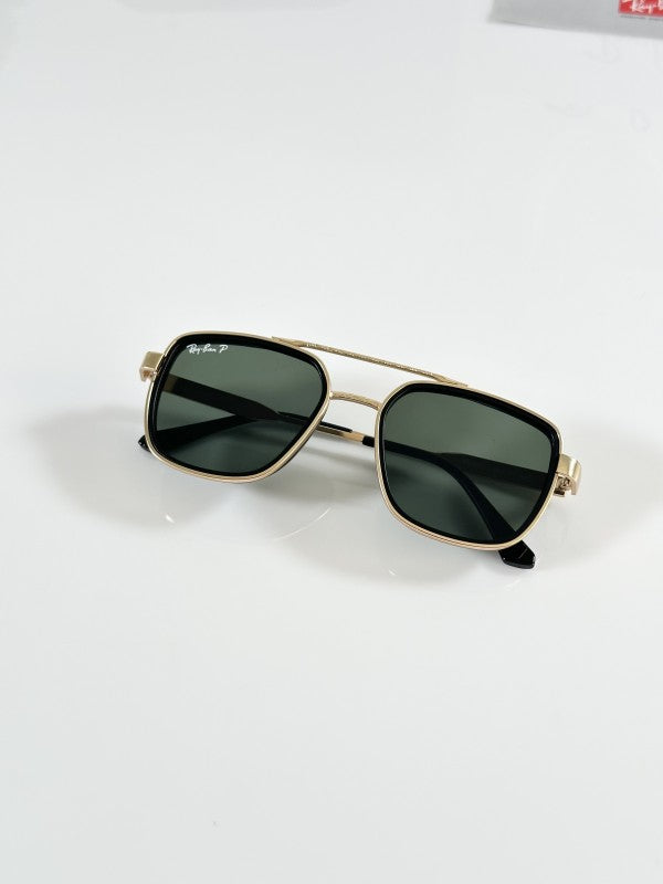 Raybann 3602 Gold Green Sunglasses