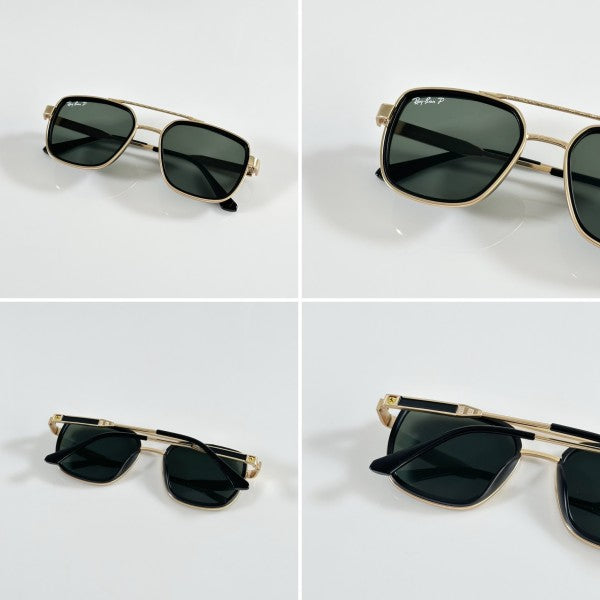 Raybann 3602 Gold Green Sunglasses