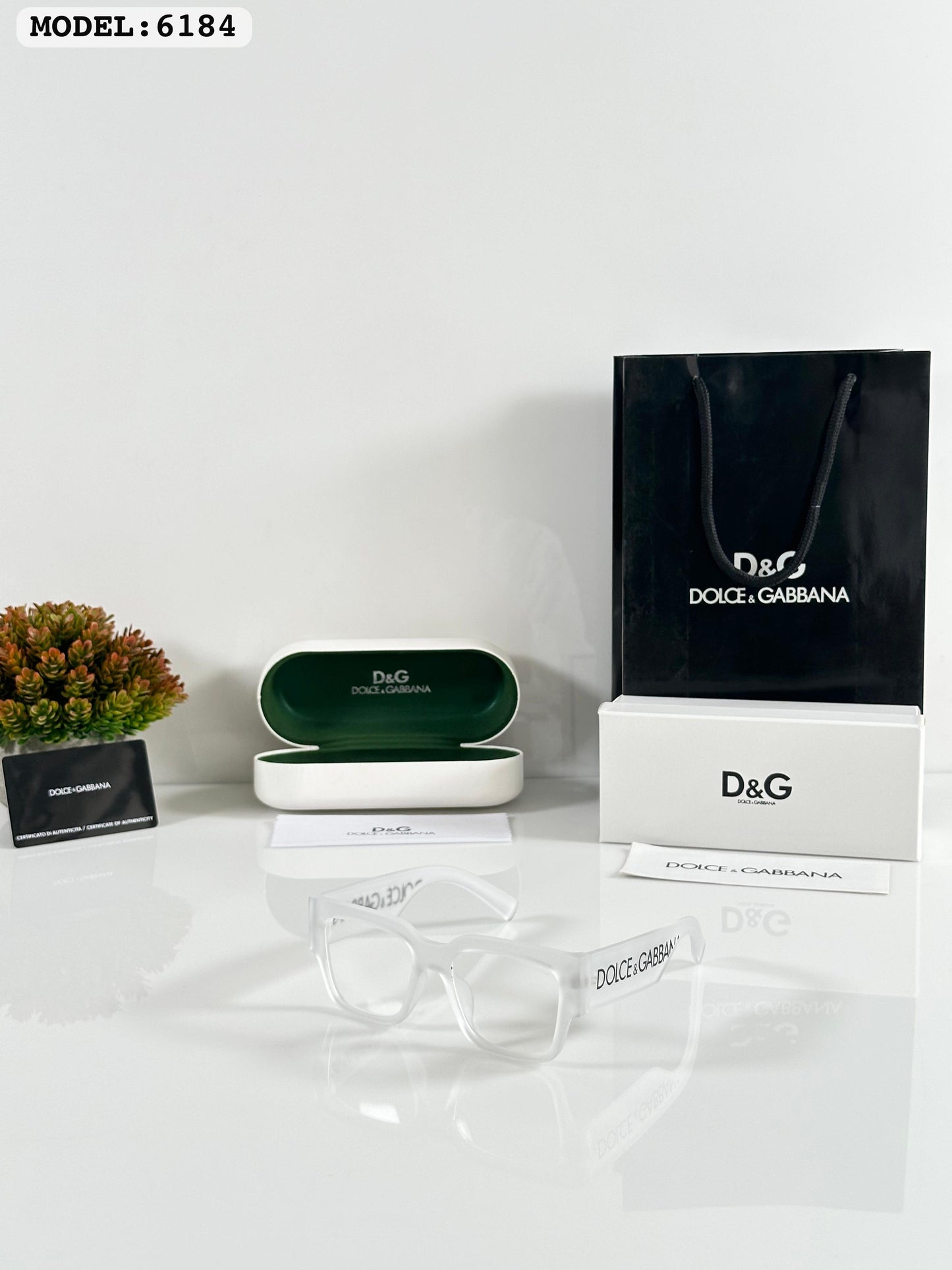 Dolcee & Gabbanaa 6184 White Frames