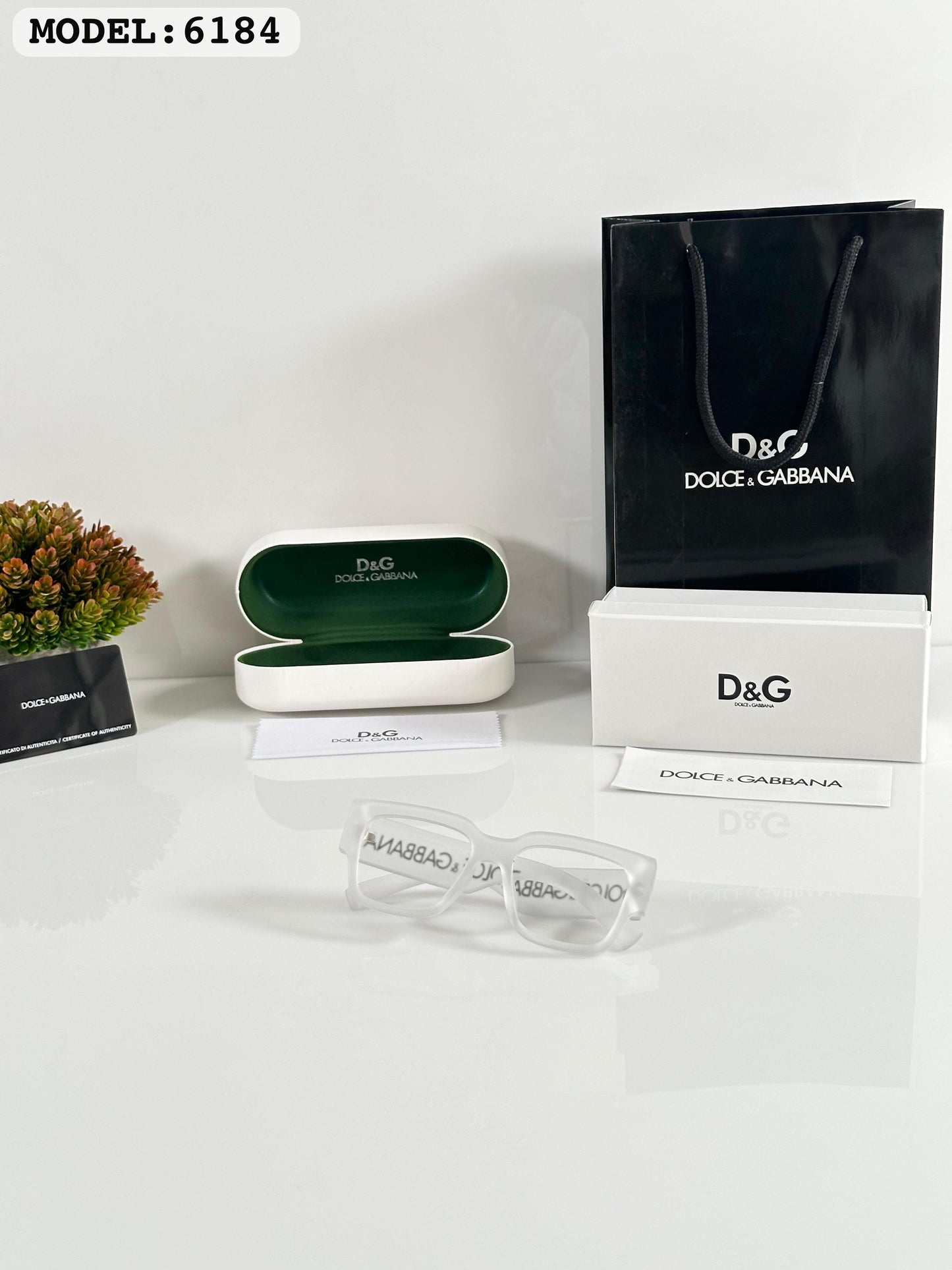 Dolcee & Gabbanaa 6184 White Frames
