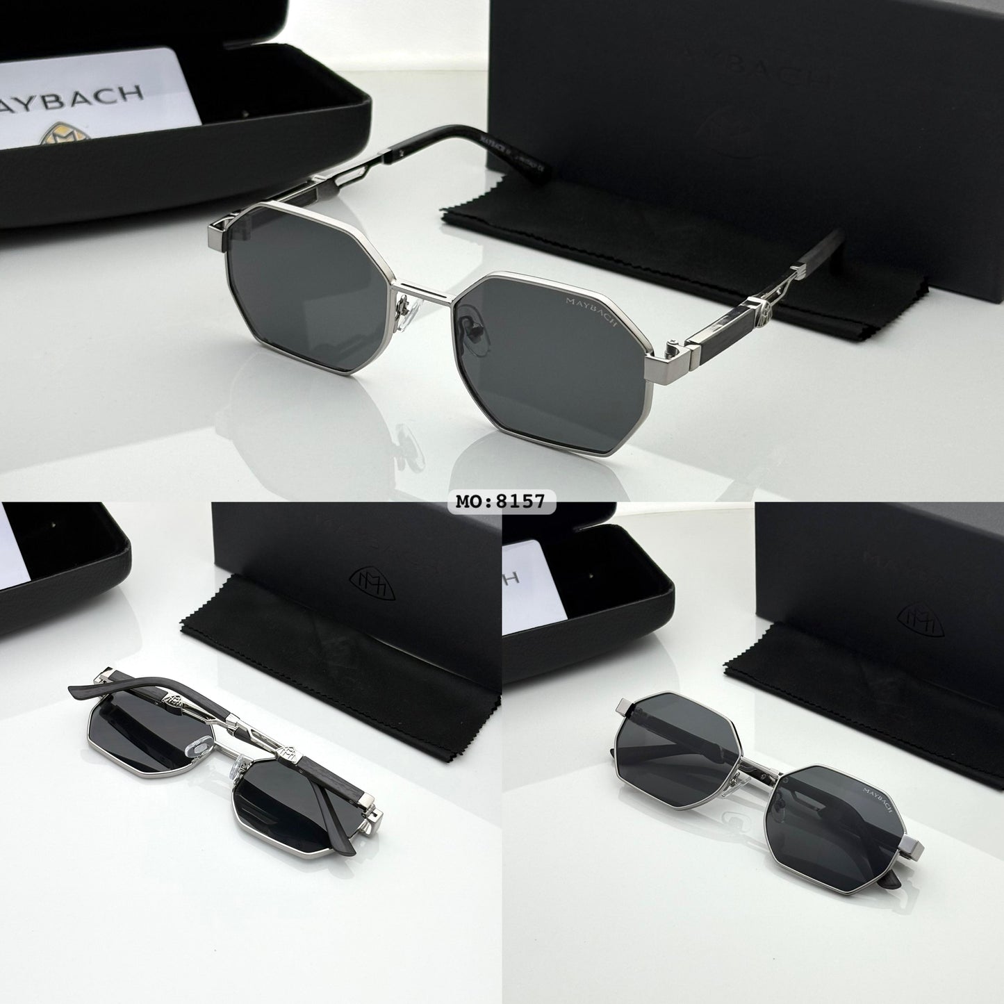 Maybachh 8157 Silver Metal