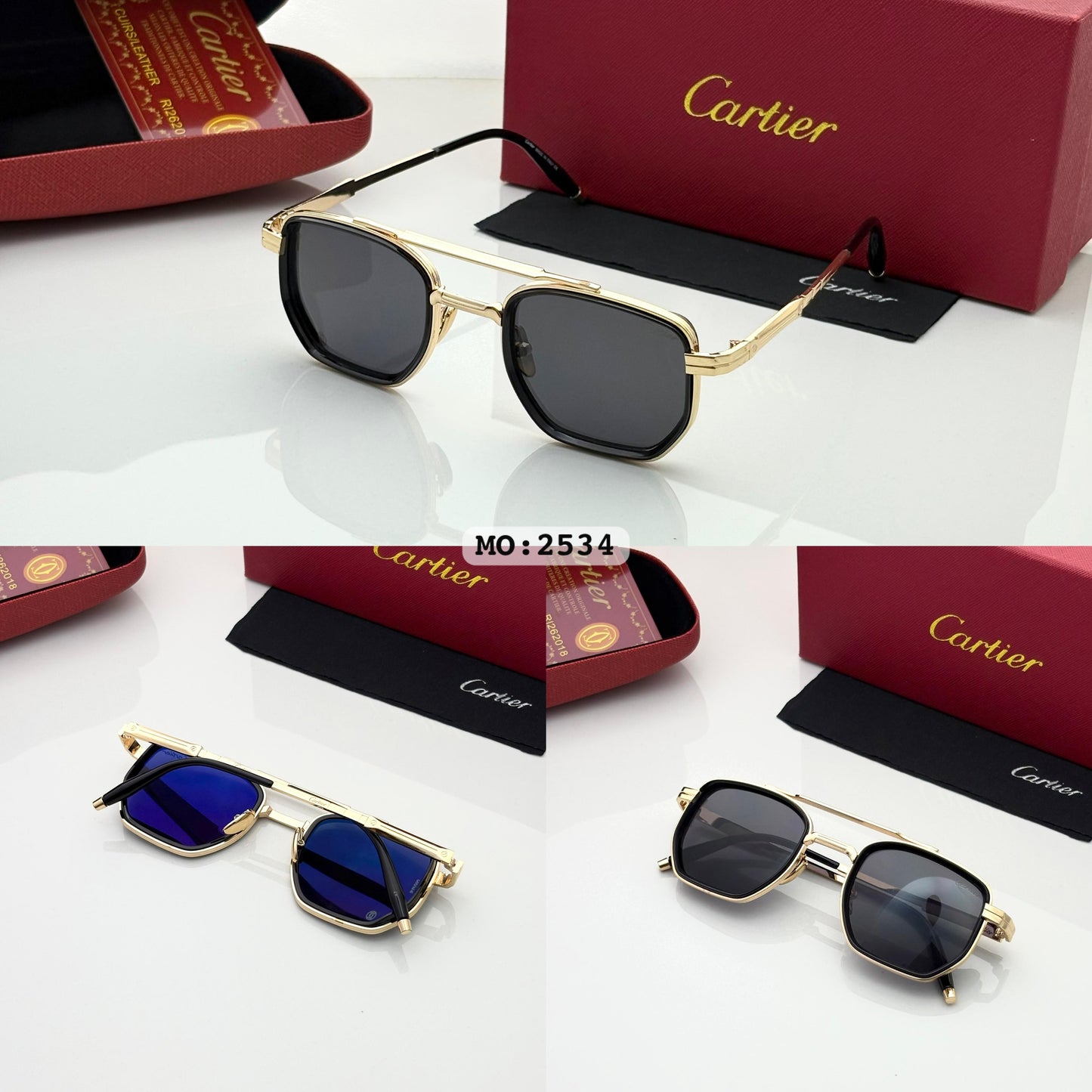 Cartierr 2534 Gold/Black
