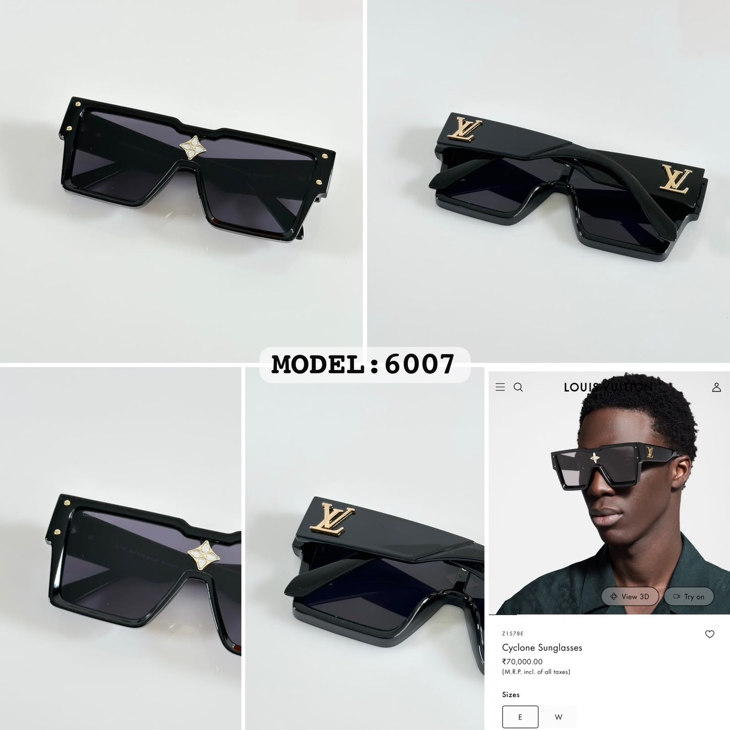 Louiis Vuiiton 6007 Black