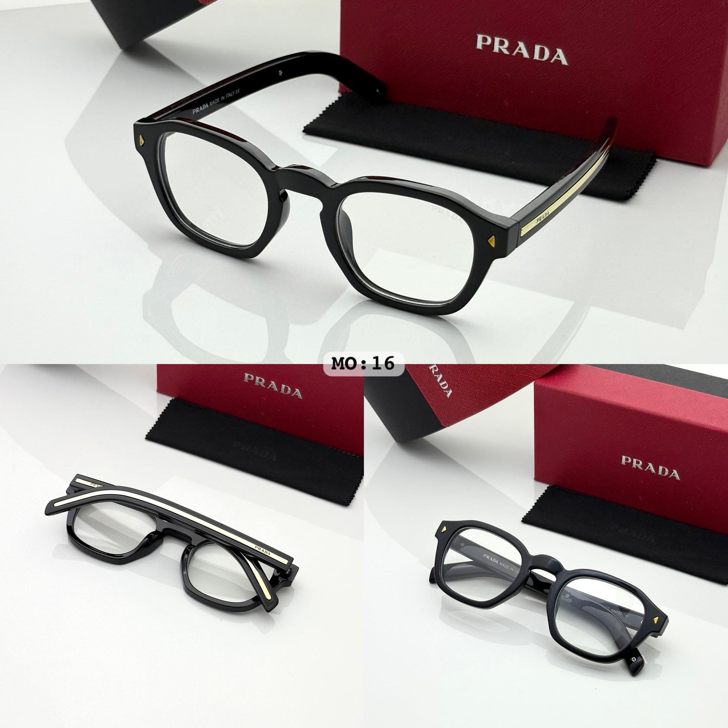 Pradaa 16 Black Frame