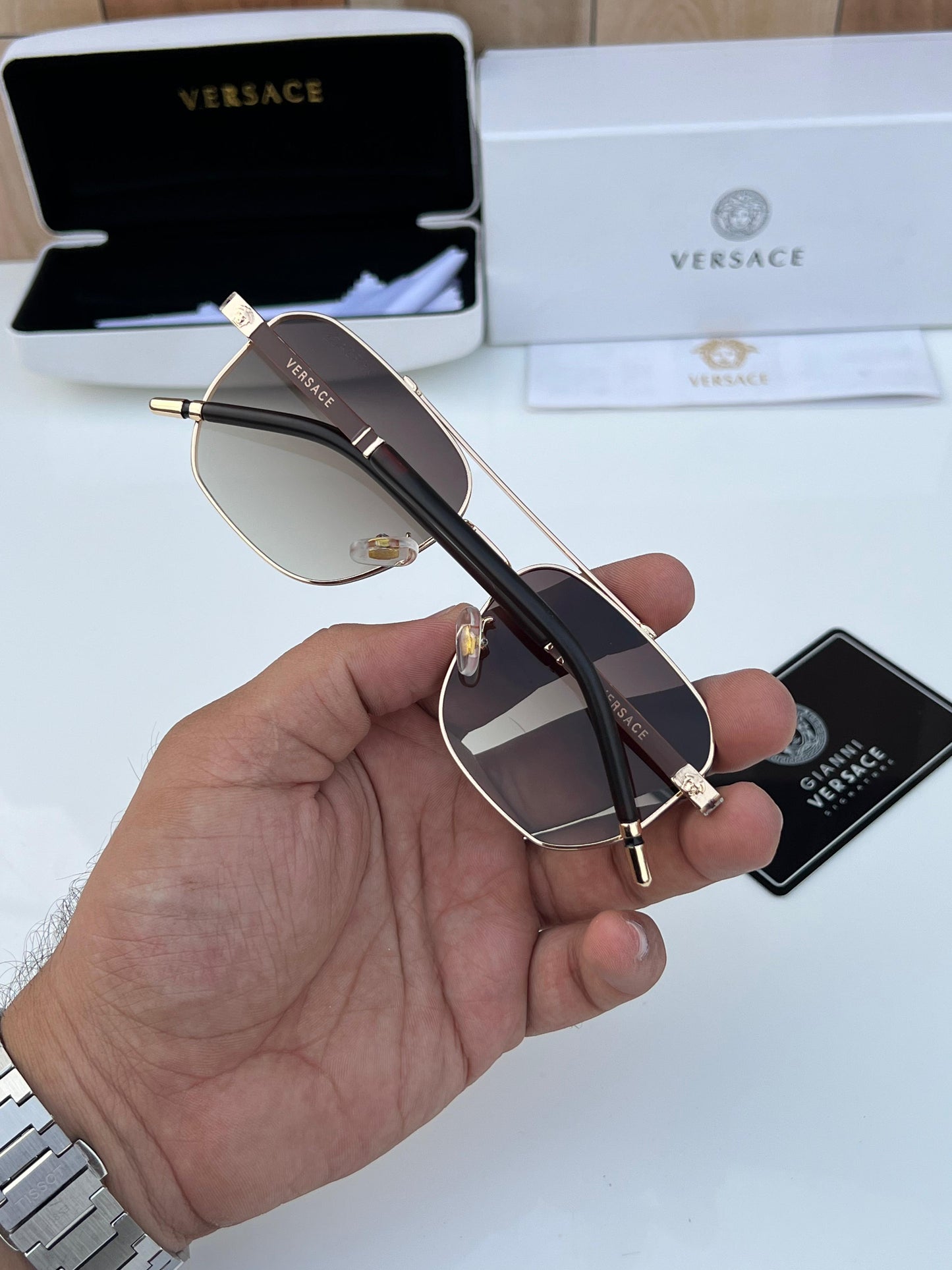 Versacee 24057 Gold Brown