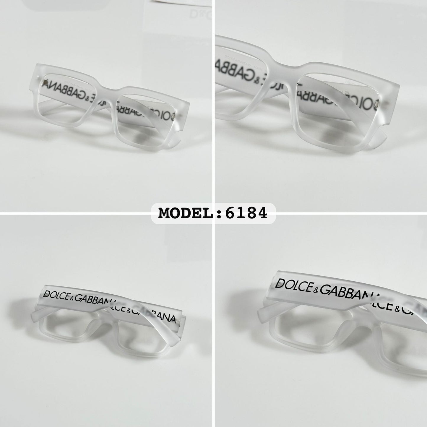 Dolcee & Gabbanaa 6184 White Frames