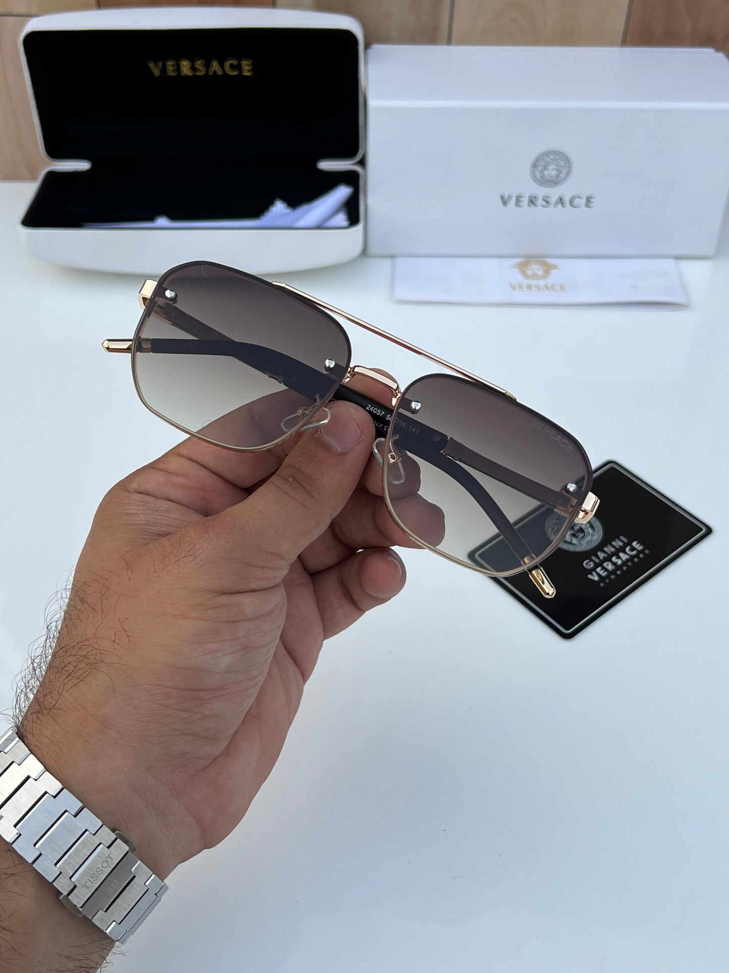 Versacee 24057 Gold Brown