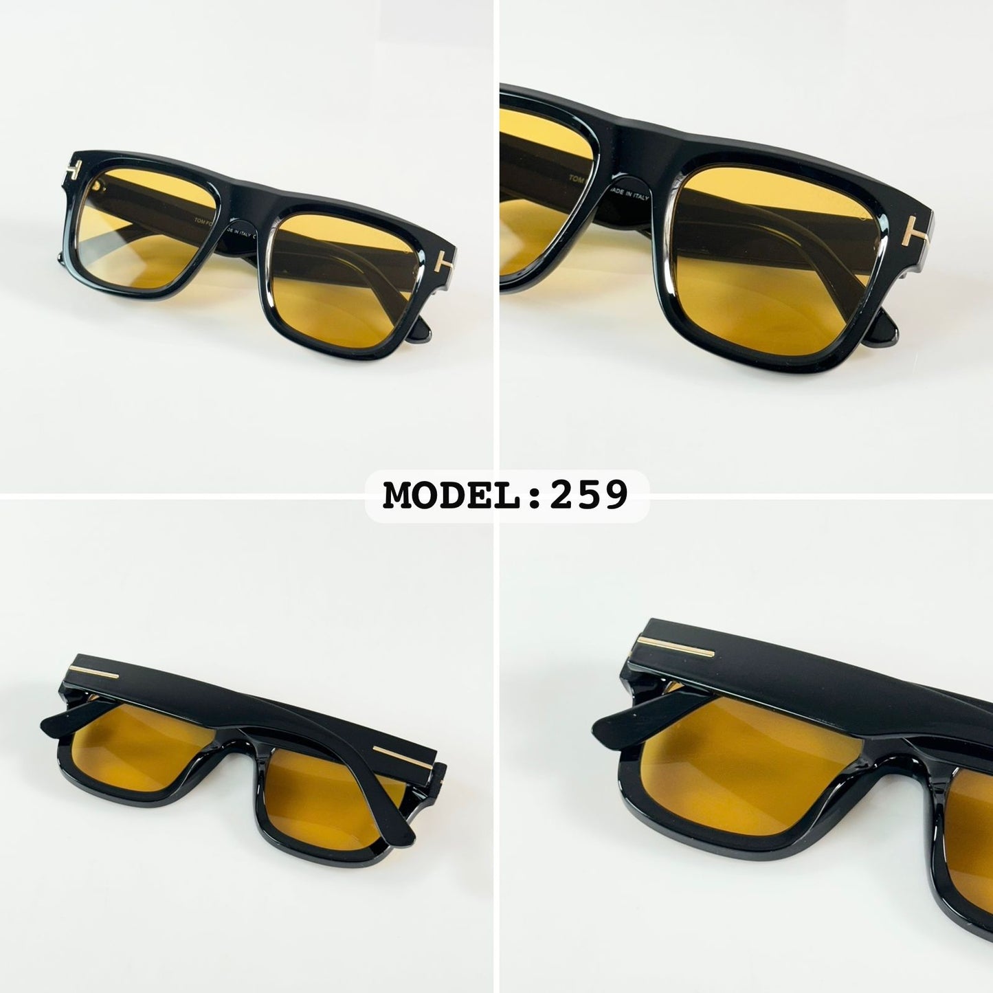 Tomforrd 259 Yellow/Black Frame (Premium Quality)