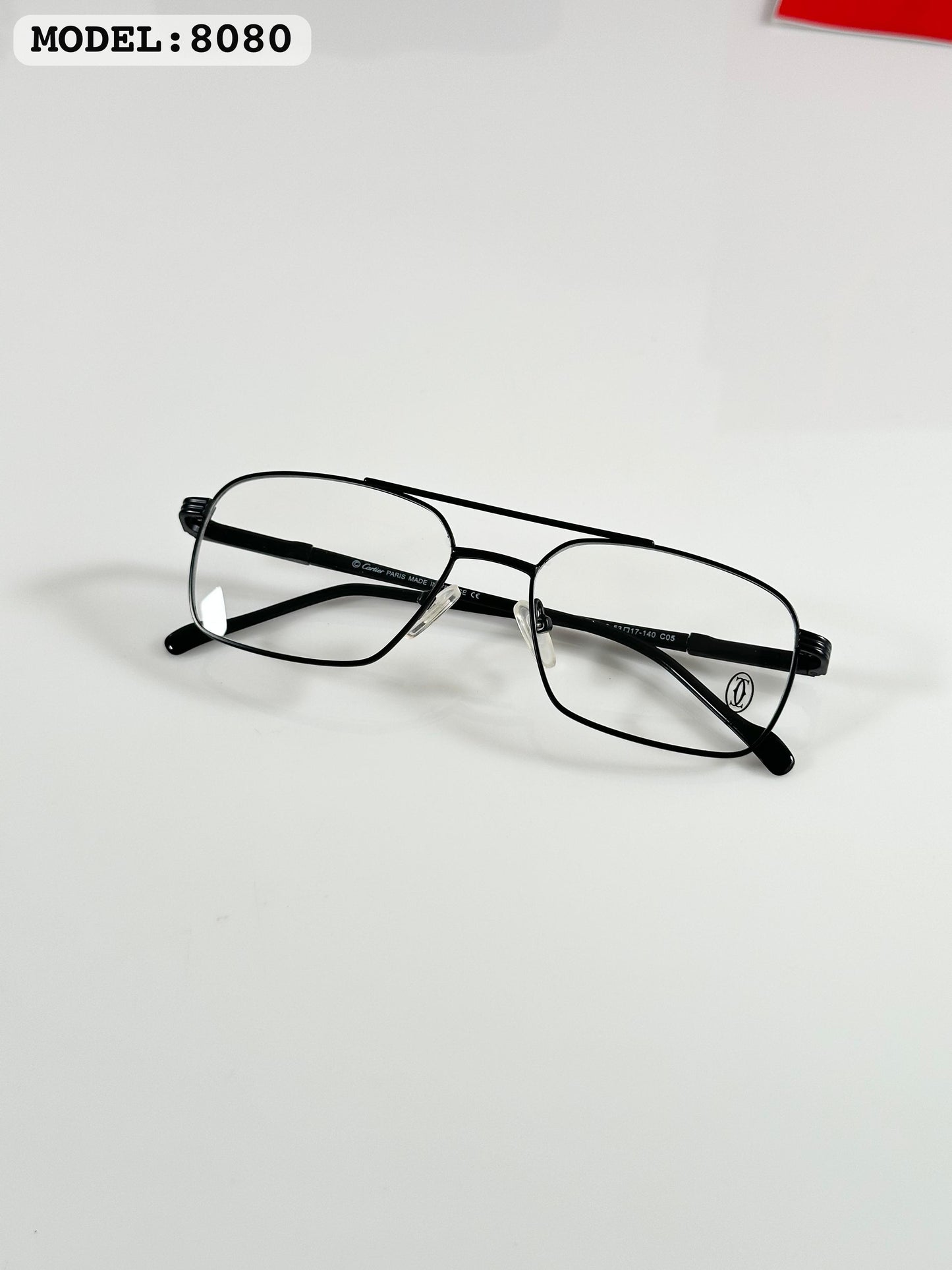 Cartierr 8080 Black Metal Frames