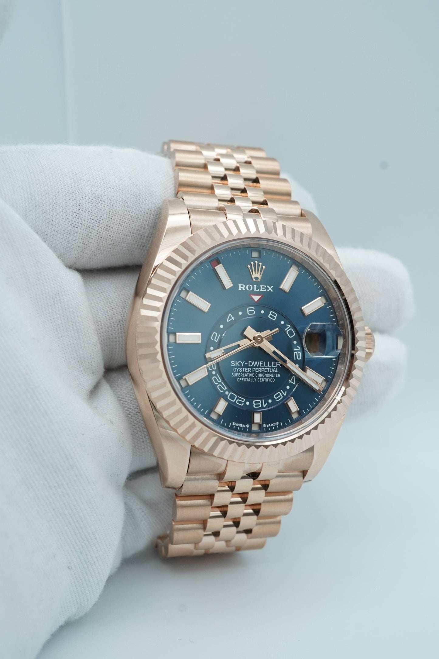 ROLEX SKY DWELLER - GOLD BLUE