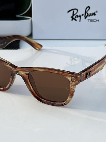 RayBan 0502 Tiger Brown Reverse Model