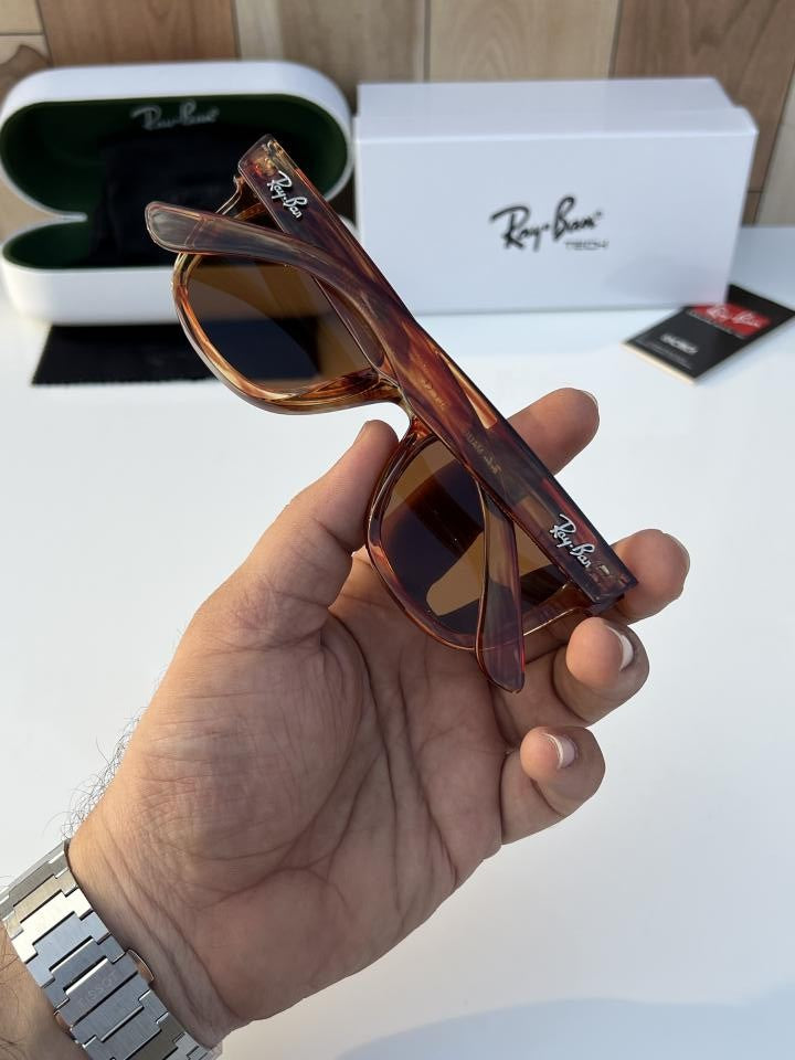 RayBan 0502 Tiger Brown Reverse Model