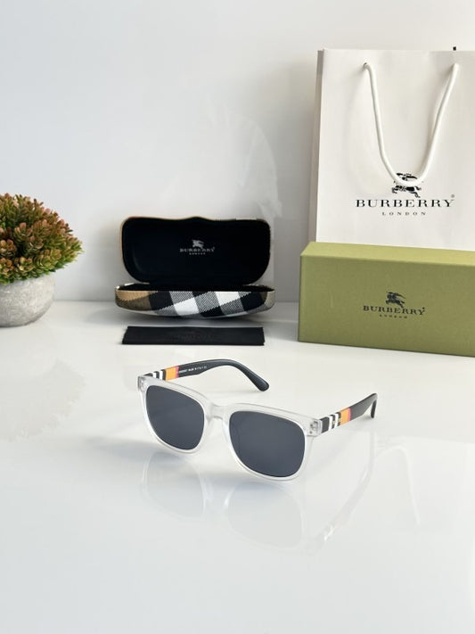 Burbe.rry Exclusive Stylish Sunglass For Unisex Ice/Black