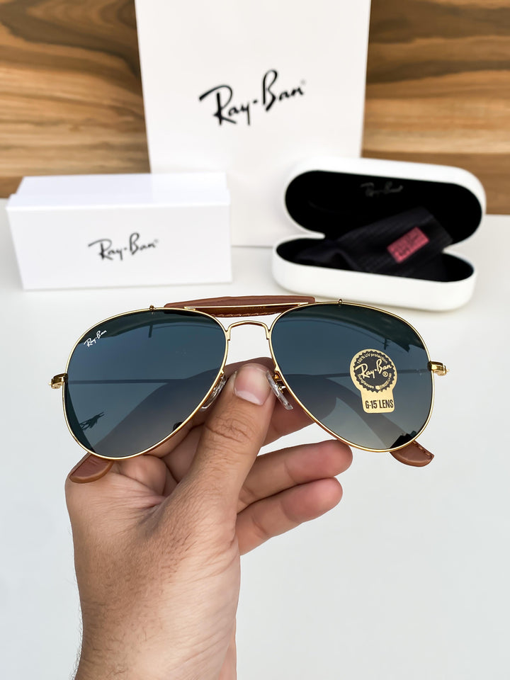 Raybann Aviator Gold Black