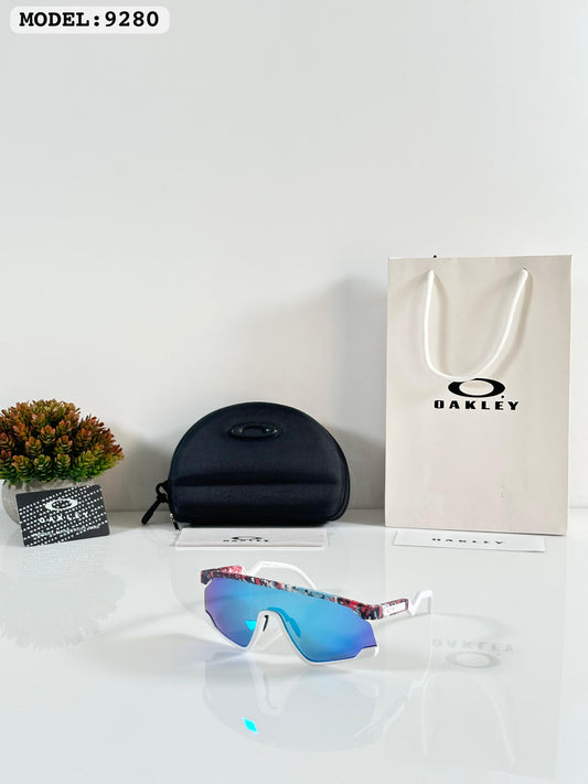 OAKLEYY 9280 WHITE AQUA