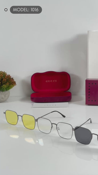 Gucci 1016 Attachment Black/White/Yellow