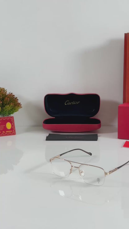 Cartierr 8081 Gold Frames