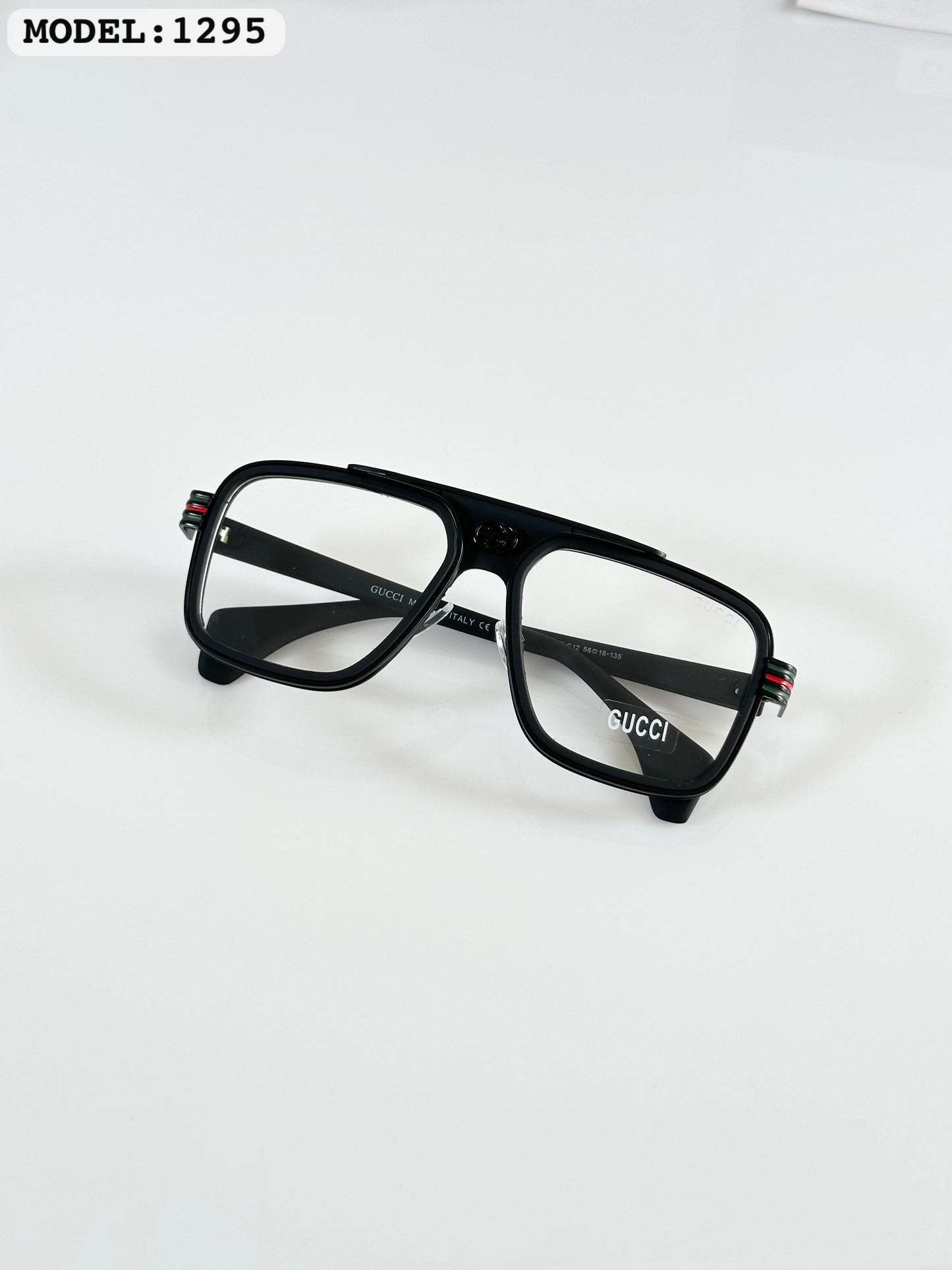 GUCCII 1295 Black Frame