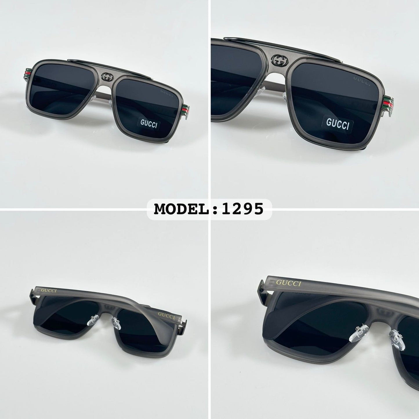 Guccii 1295 Grey Premium Quality