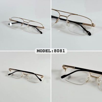 Cartierr 8081 Gold Frames