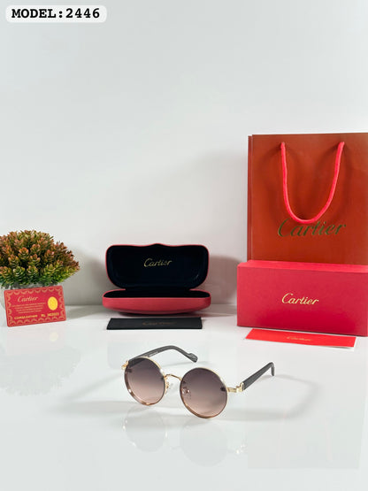Cartierr 2446 Gold Brown