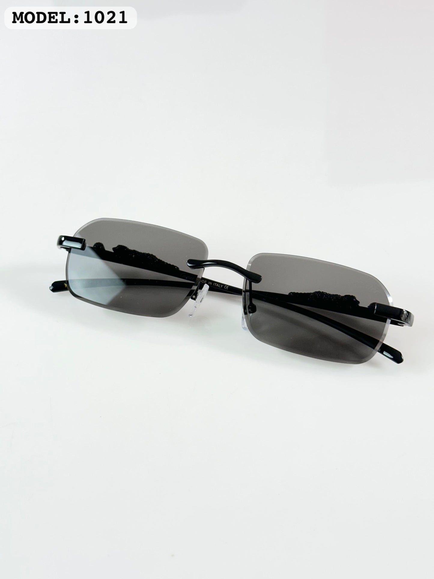 Cartier 1021 Black Metal frameless