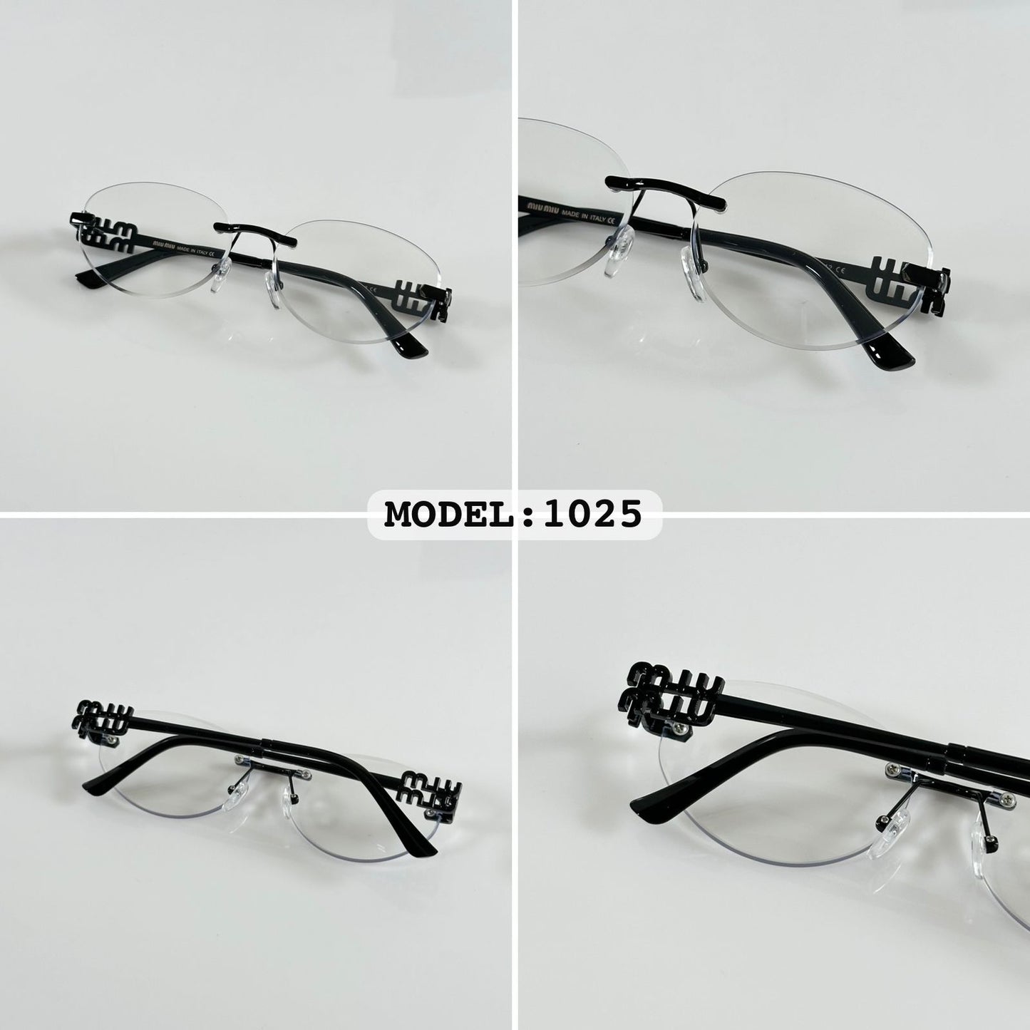 Miu Miu 1025 Clear Frames Women's