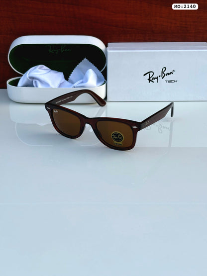 RB 2140 Slant Brown Premium Sunglass