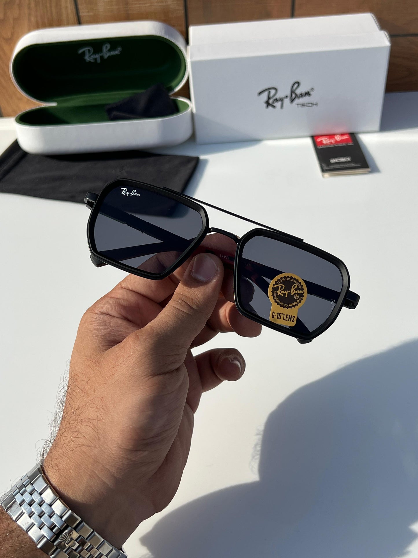 RAYBAN 1101 Black/Red