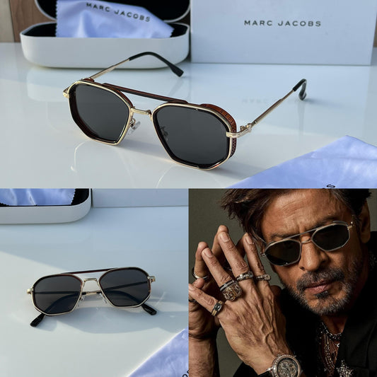 Marcc Jacobss Gold/Brown Luxury Shades