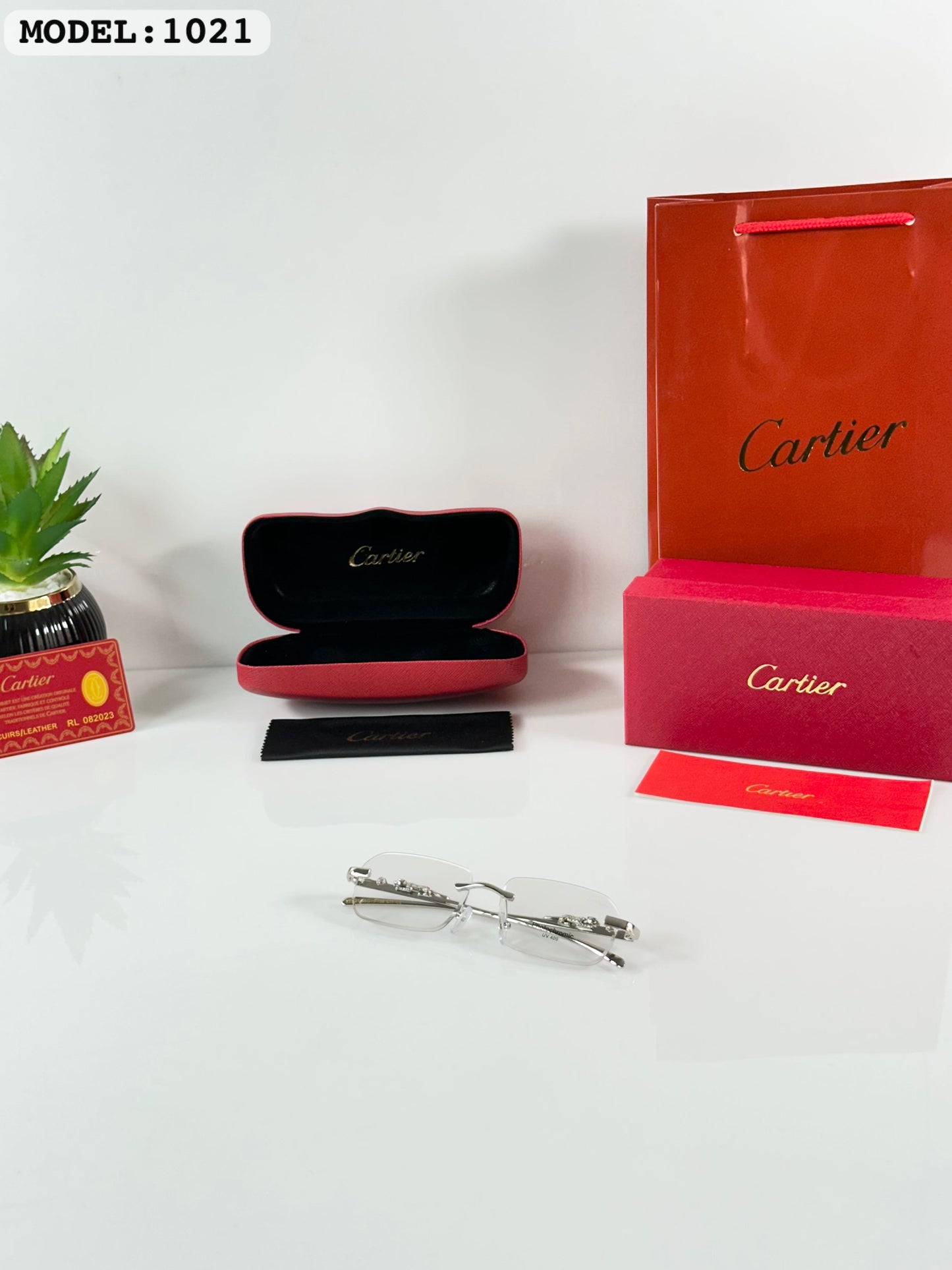 Cartier 1021 Silver frame