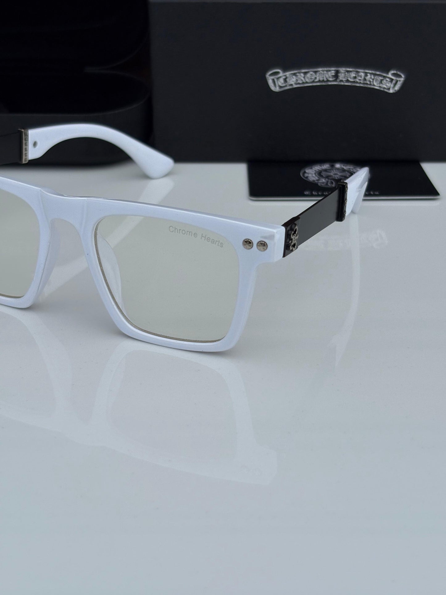 Chrome Hearts 1911 White Plano Frames