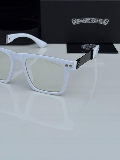 Chrome Hearts 1911 White Plano Frames