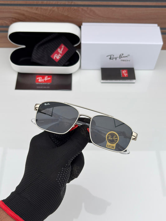 Raybann 3715 Silver Black