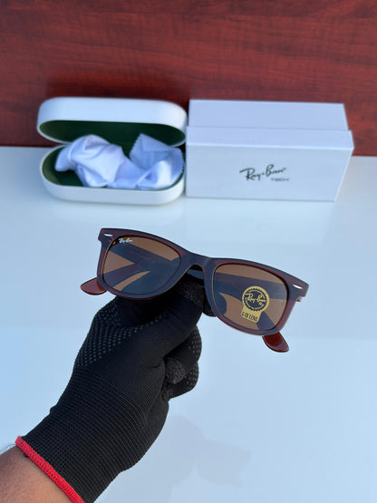RB 2140 Slant Brown Premium Sunglass