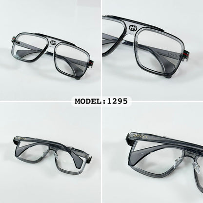 Guccii 1295 Silver Frame