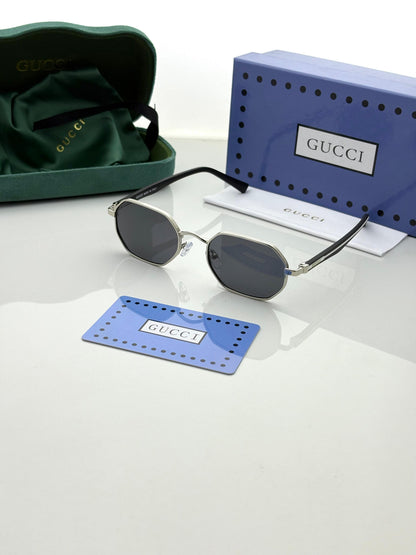 Guccii 1339 Silver Black