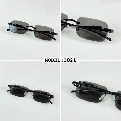 Cartier 1021 Black Metal frameless