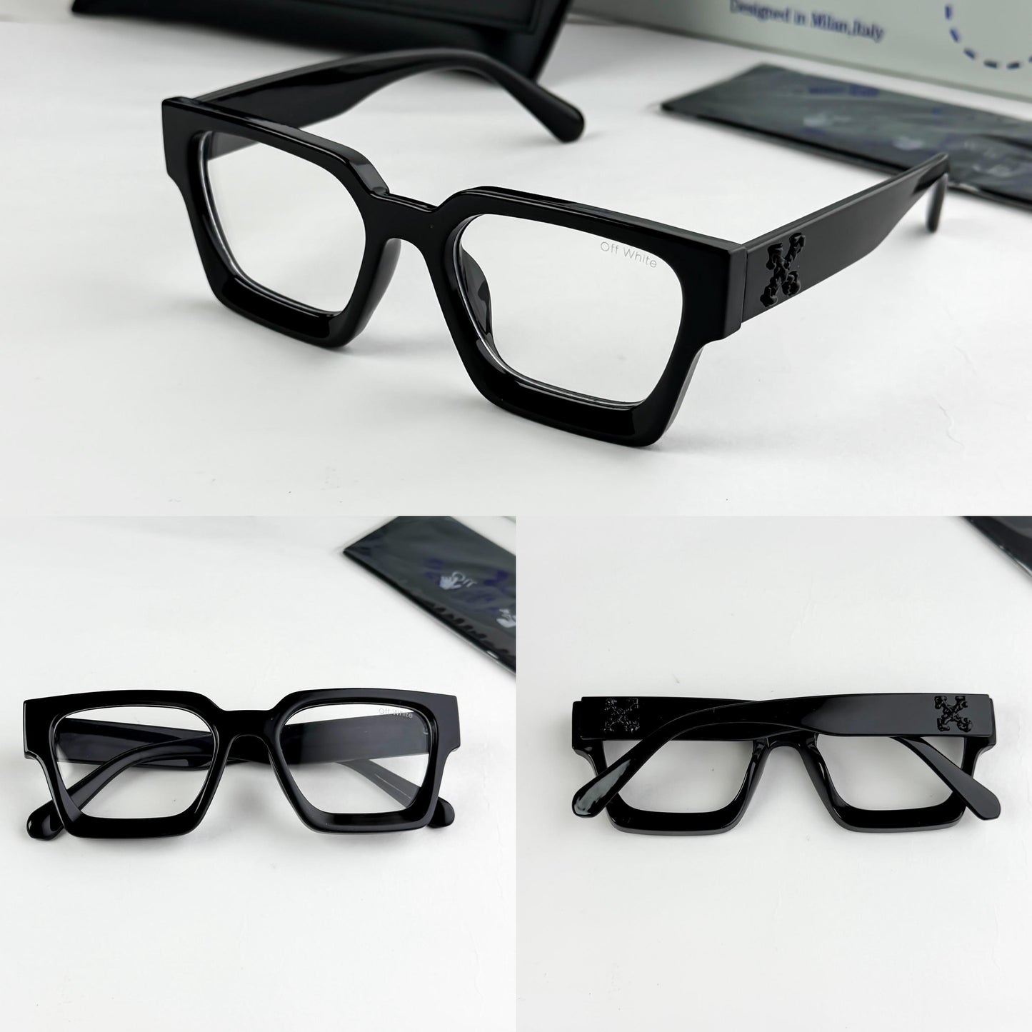 OFFF White 88995 Premiun Black Frame