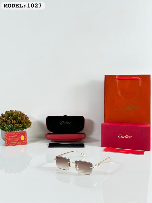 Cartierr 1027 Gold/Brown