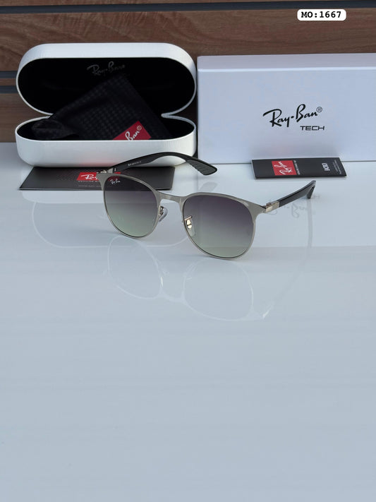 RayBan 1667 Silver/Green Shade