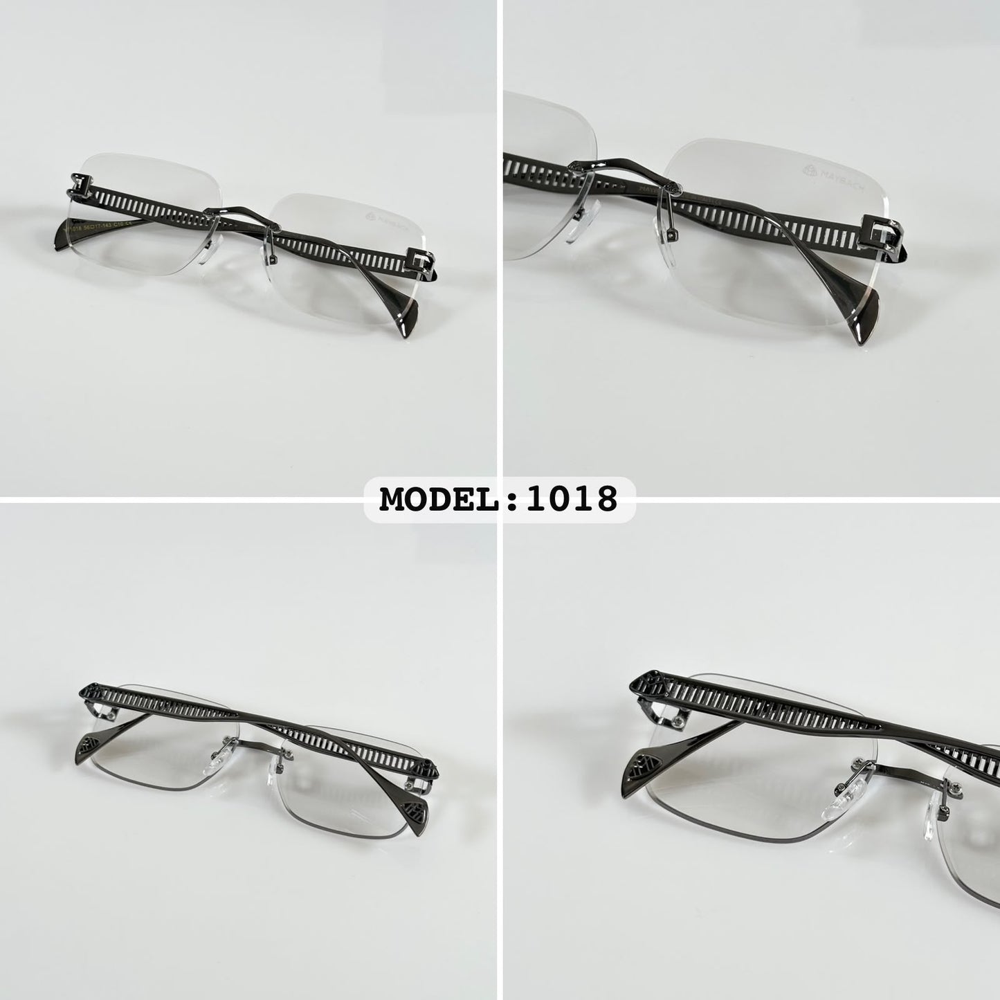 Maybachh 1018 Black Frameless