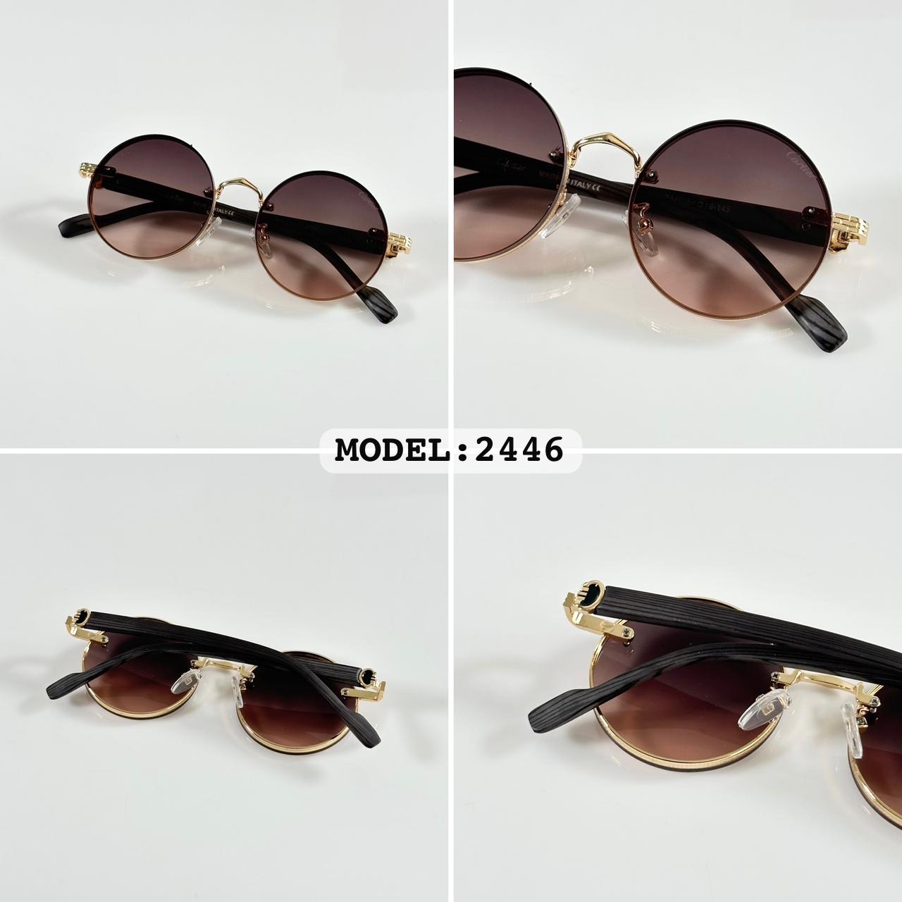Cartierr 2446 Gold Brown