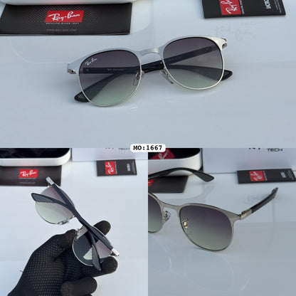 RayBan 1667 Silver/Green Shade