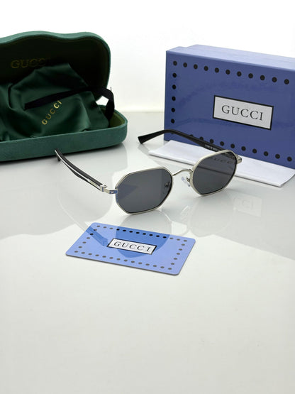 Guccii 1339 Silver Black