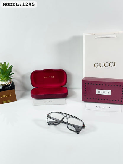 Guccii 1295 Silver Frame